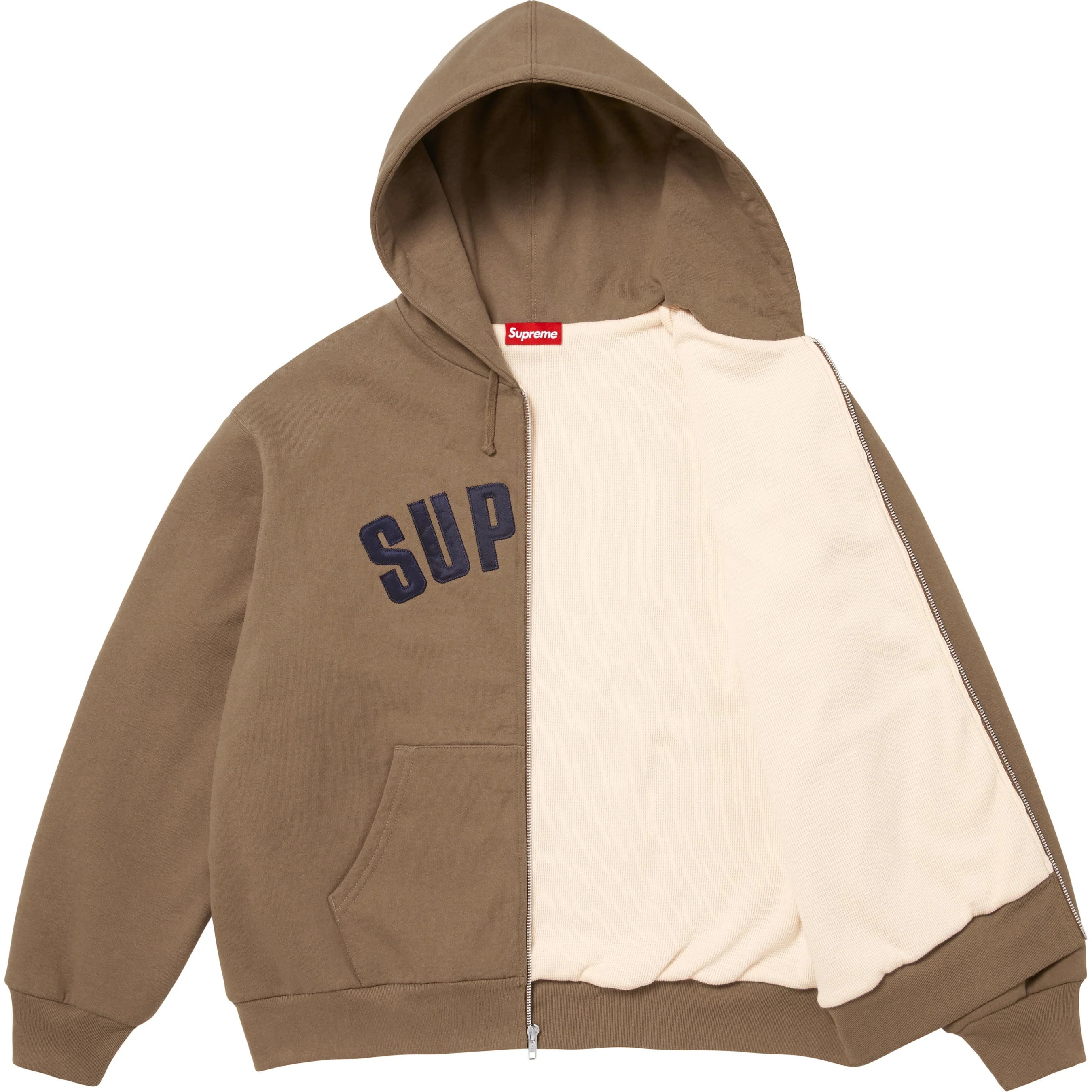 Arc Thermal Lined Zip Up Hooded Sweatshirt view 6
